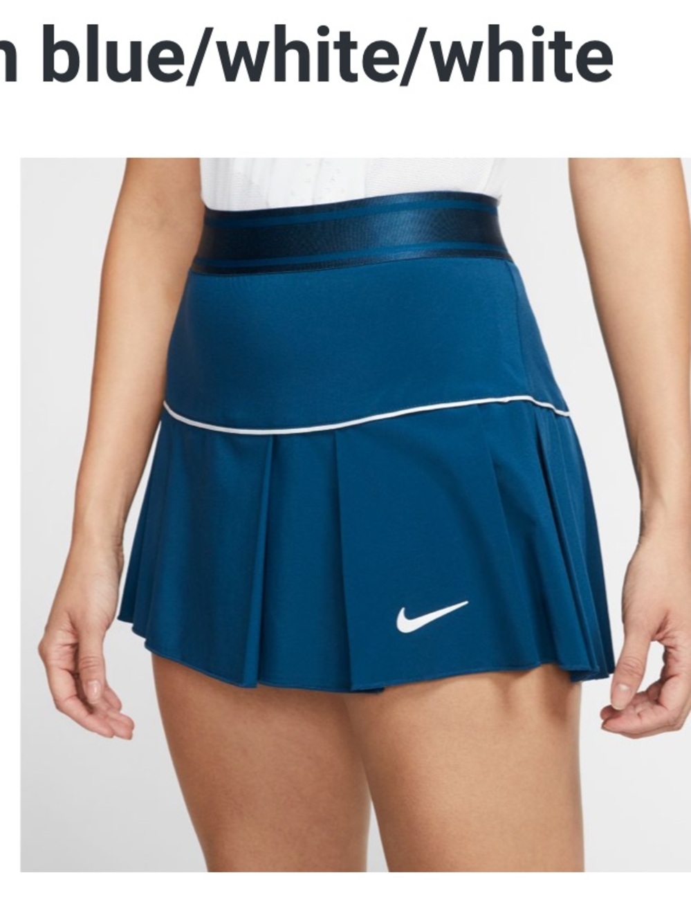 Nike Teal Blue Dri-FIT Athletic Skirt S